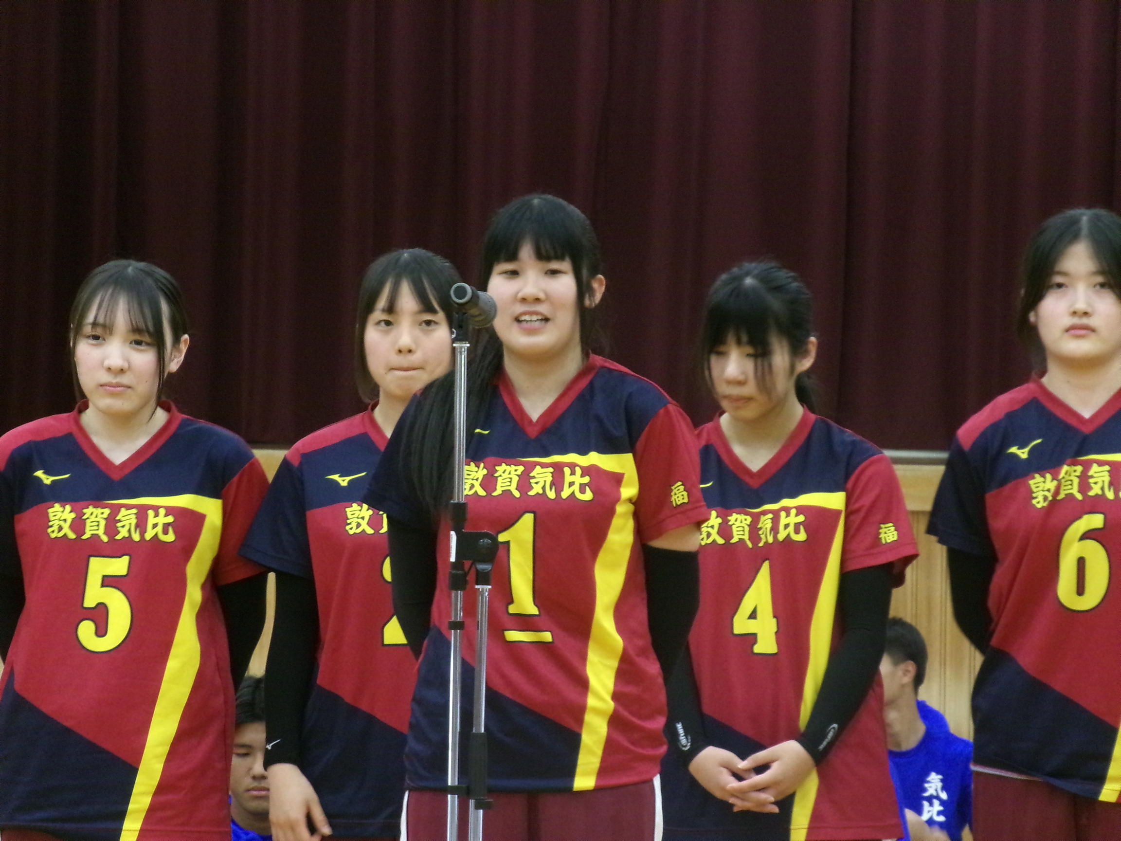 県春季大会壮行式が行われました